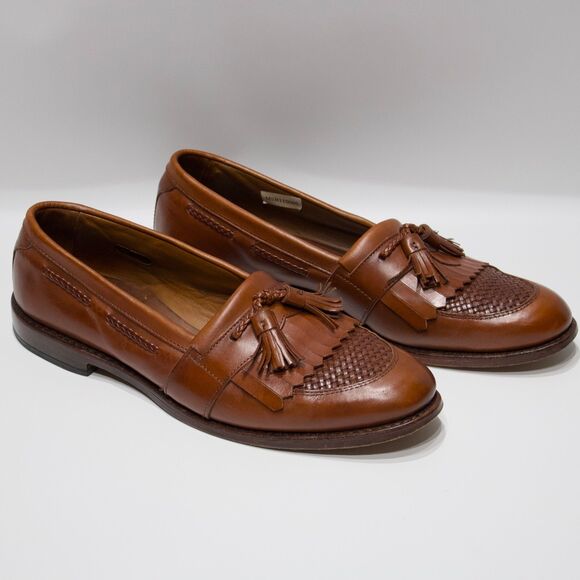 Allen Edmonds Cody Brown Leather Tassel Loafer Made in USA Men Size 11.5A Narrow main image 9